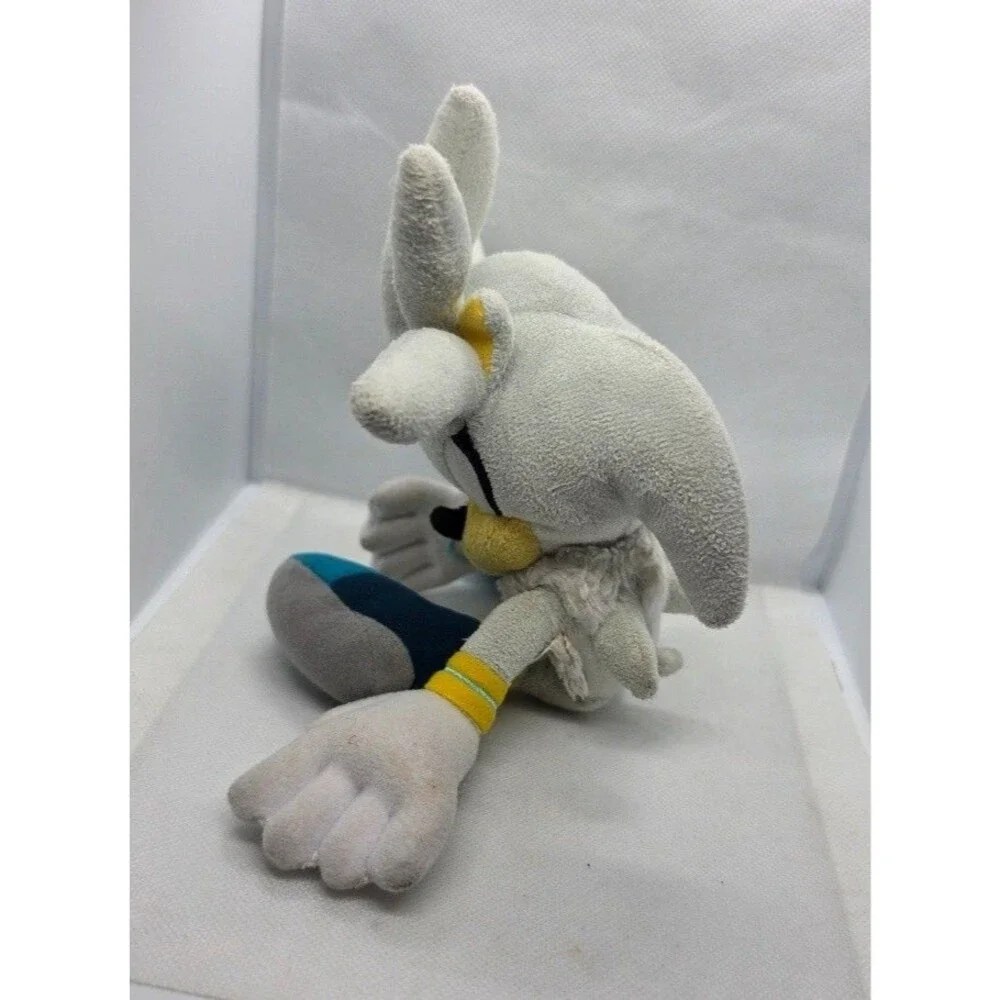 Sonic the Hedgehog Plush Lot (2) - Vector The Crocodile & Silver the Hedgehog